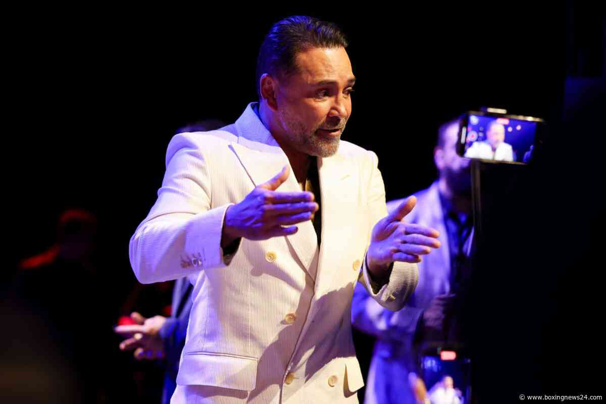 De La Hoya Dismisses Canelo vs. Crawford as “Not the Biggest Fight