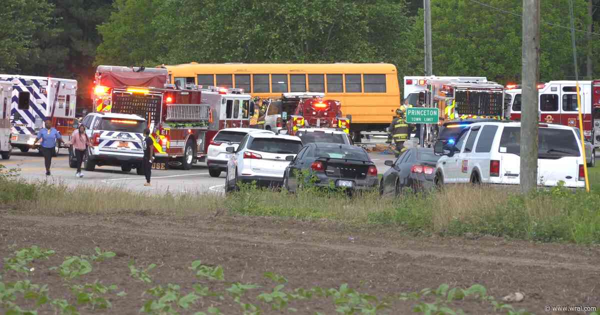 School bus involved in accident in Johnston County; some students possibly injured