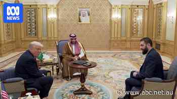 Trump meets with Syrian leader al-Sharaa after removing sanctions
