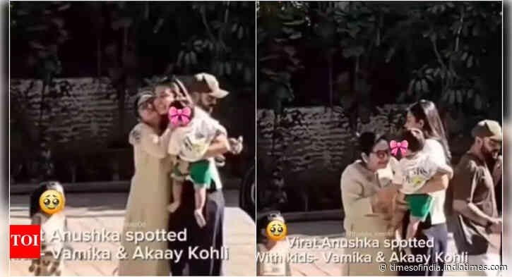 Anushka- Virat’s family moment with Vamika- Akaay goes viral