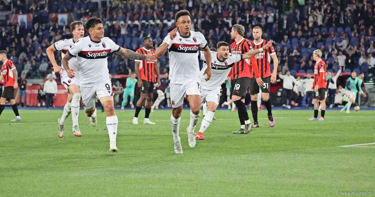 Sam Beukema en Thijs Dallinga verslaan Tijjani Reijnders: Bologna wint Coppa Italia van AC Milan