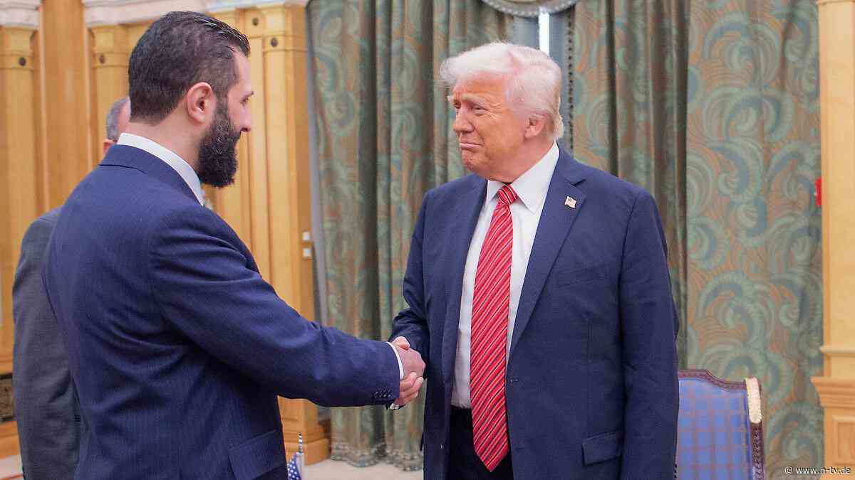 Historisches Treffen: Trump nennt Syriens Staatschef "jungen, attraktiven Kerl"
