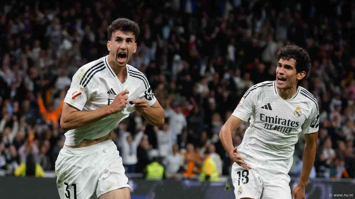 Real Madrid stelt titelfeest FC Barcelona uit dankzij goal in allerlaatste seconde
