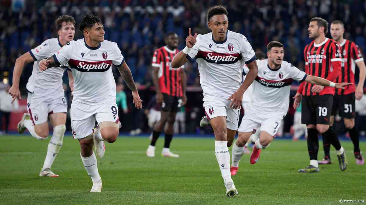 Bologna klopt AC Milan in bekerfinale en wint eerste prijs in een halve eeuw