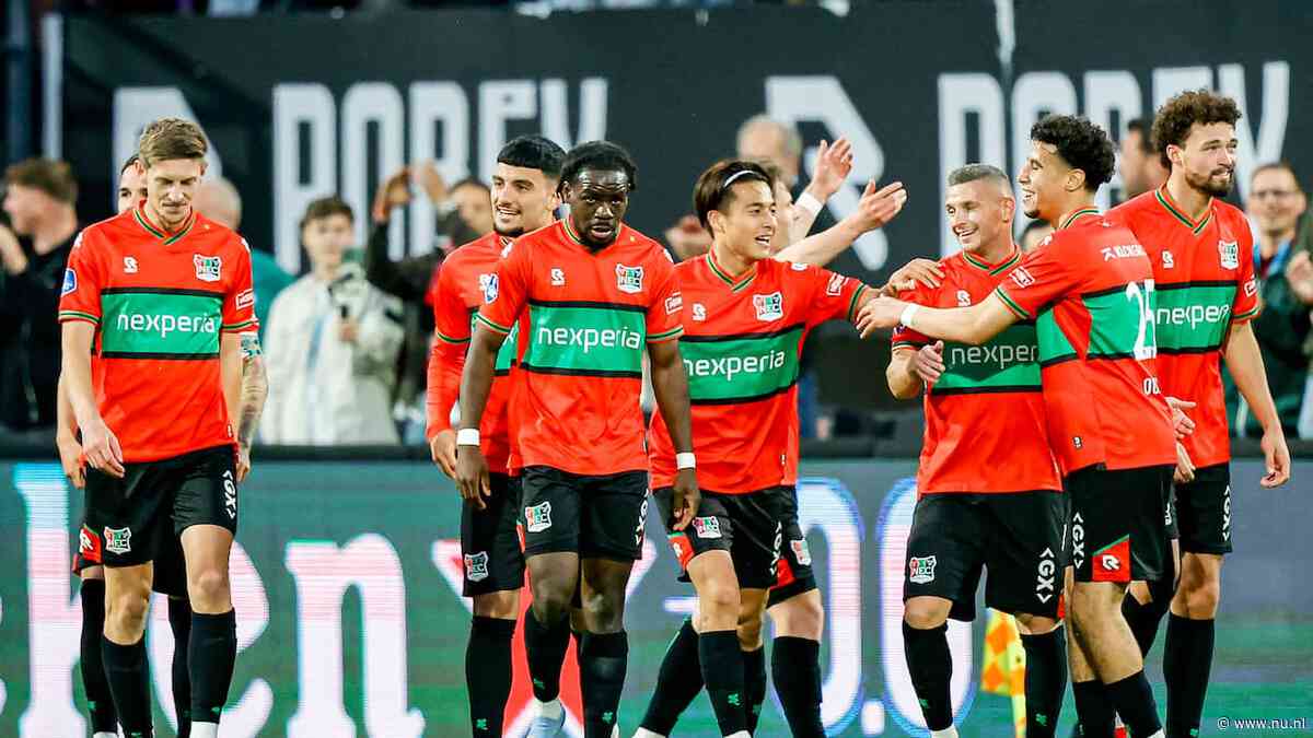 NEC naar 8e plek na goal Linssen vanaf eigen helft, blunder Unnerstall bij Twente