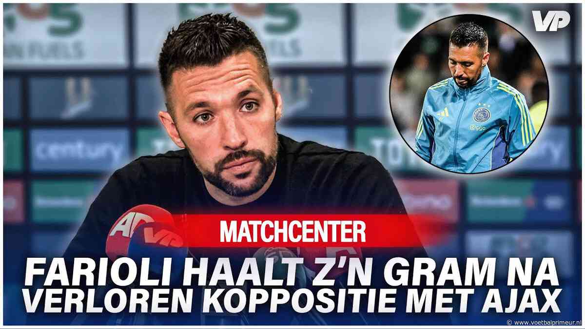 Farioli na verspelen koppositie met Ajax: '34 punten dichter op PSV'
