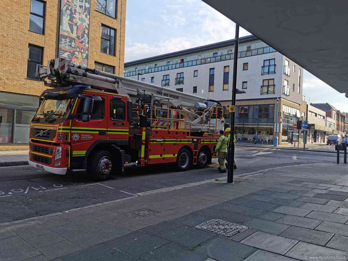 This is why two fire engines rushed to Southampton city centre tonight