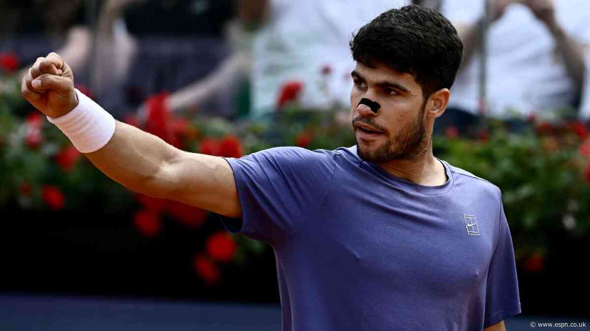 Alcaraz avenges Draper loss; No. 2 Zverev ousted