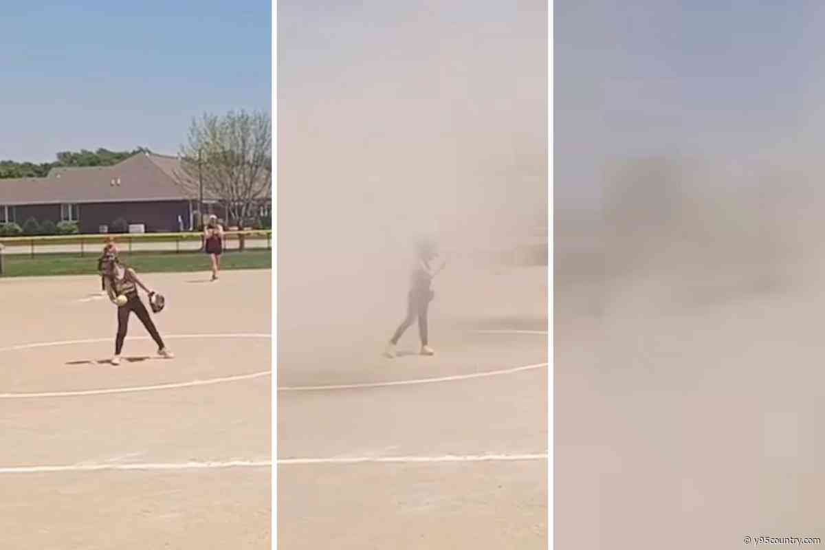 Dust Devil Blasts Youth Softball Field in Viral Video