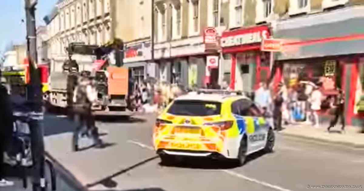 Man fighting for his life after being hit by lorry in Stoke Newington