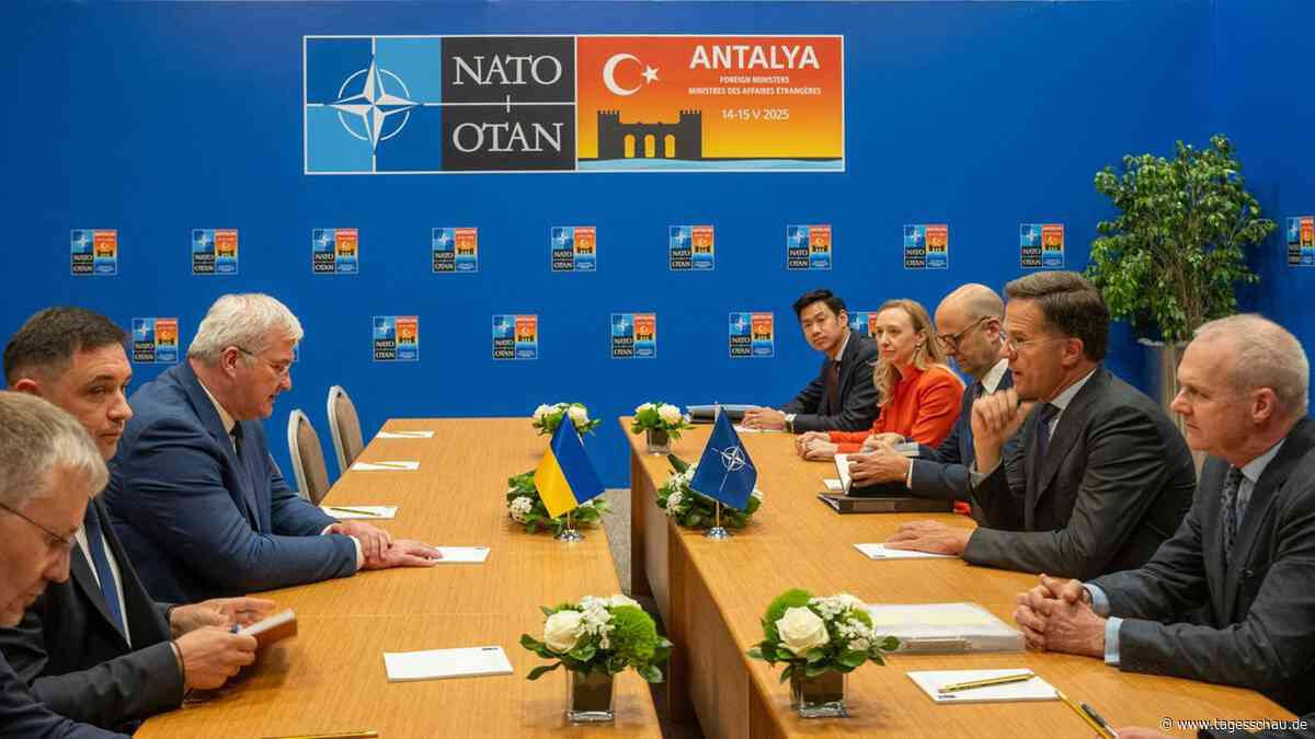 NATO-Minister in der Türkei blicken gespannt nach Istanbul