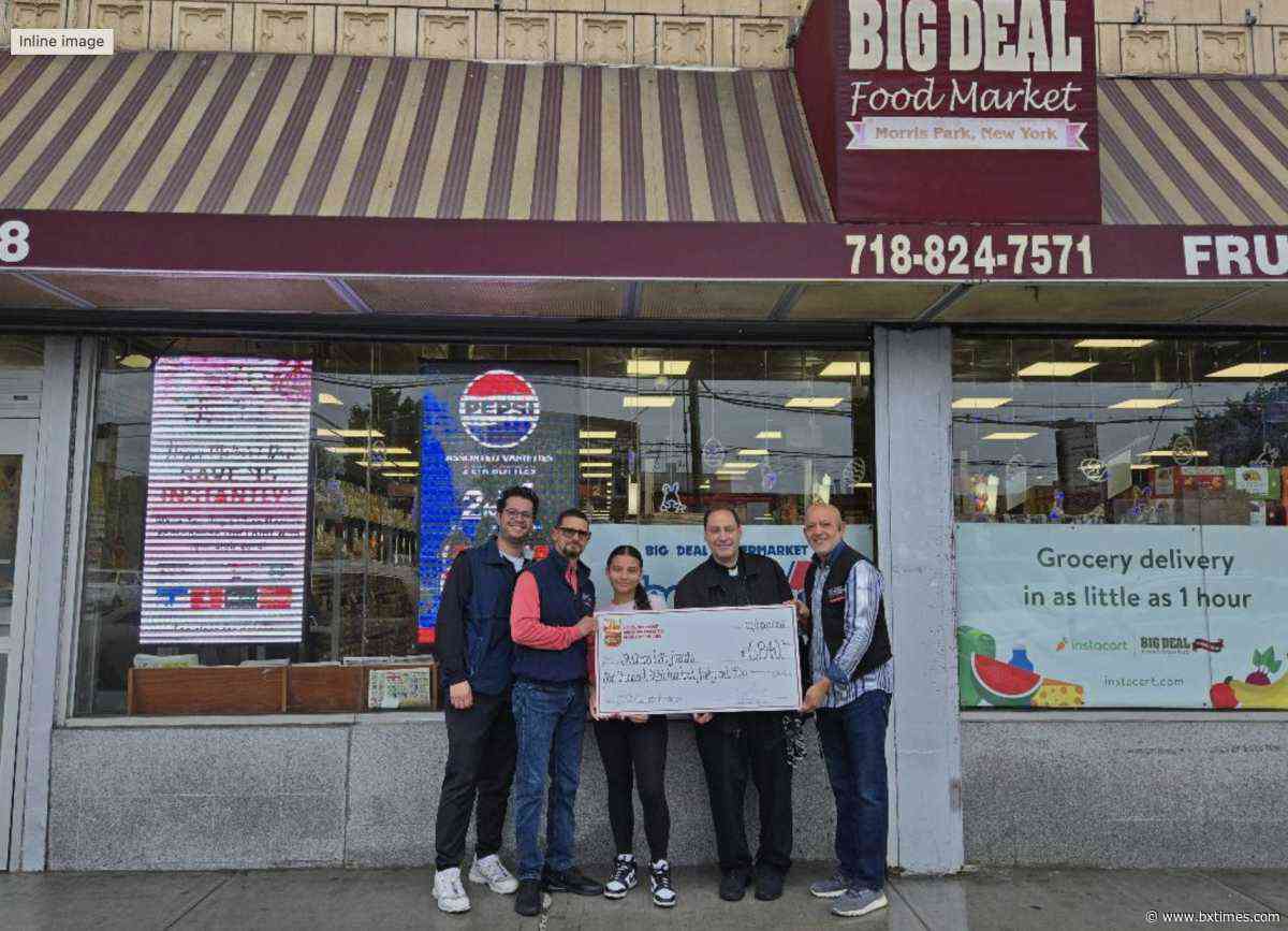Annual Lenten fundraiser from Anthony J. Merolla Holy Name Society and Big Deal Food Market raises $6,840