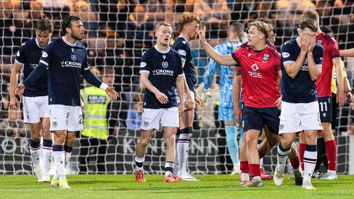 DISBELIEF AT DENS PARK! Dundee 'confused' by late penalty award for Ross County that leaves Dark Blues in battle for survival