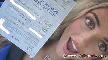 Princess Andre, 17, beams as she reveals she's passed her driving test - after enjoying a spot of shopping at Selfridges