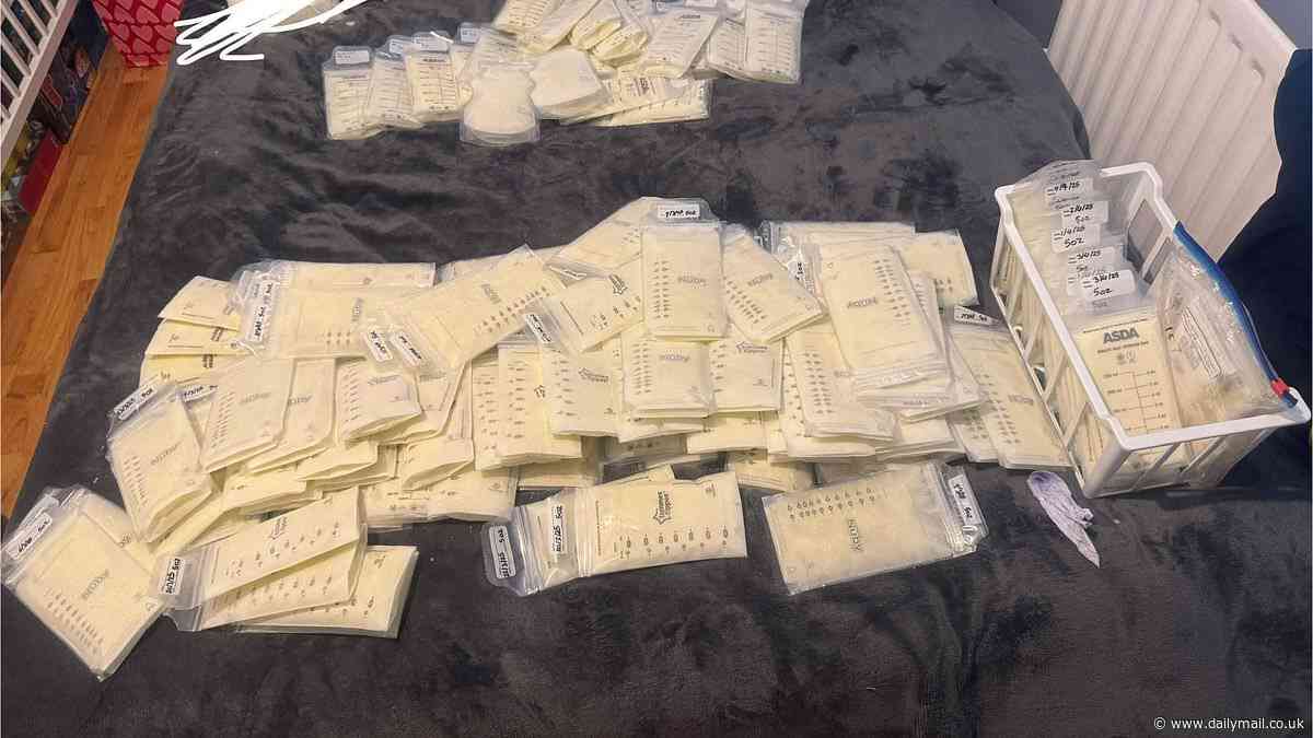 The cash-strapped mothers selling their breast milk amid rise in online groups charging up to £800 for 'organic' products