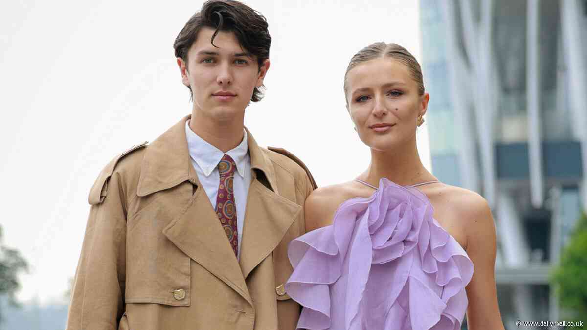 Who wore it better? MAFS' Jacqui Burfoot and Count Nikolai's girlfriend Benedikte Thoustrup arrive to Australian Fashion Week in matching ruffle dresses