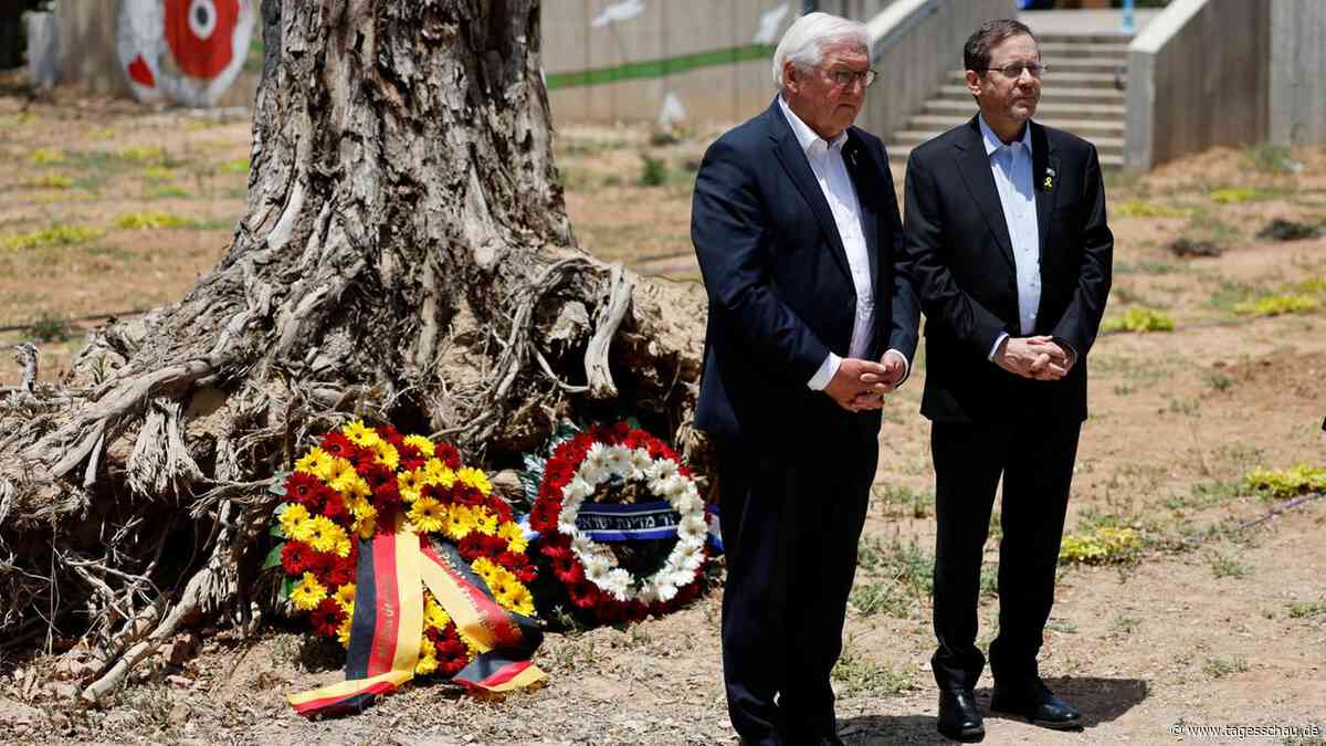 Steinmeier besucht zerstörtes Kibbuz Be'eri in Israel