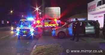 Urgent manhunt as Australian Border Force officers attacked by violent yob