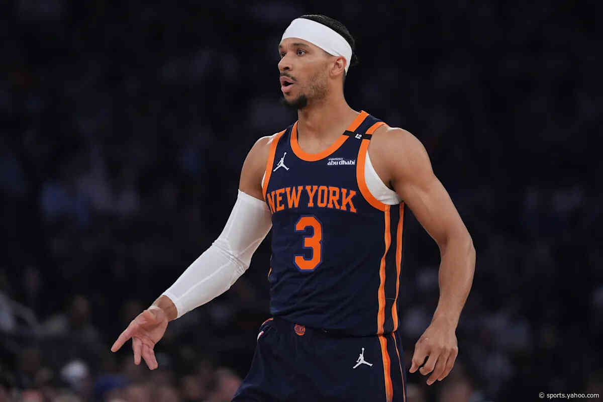 Knicks&#39; Josh Hart has face split open by Celtics&#39; Luke Kornet&#39;s elbow, wipes off blood to shoot 2 FTs