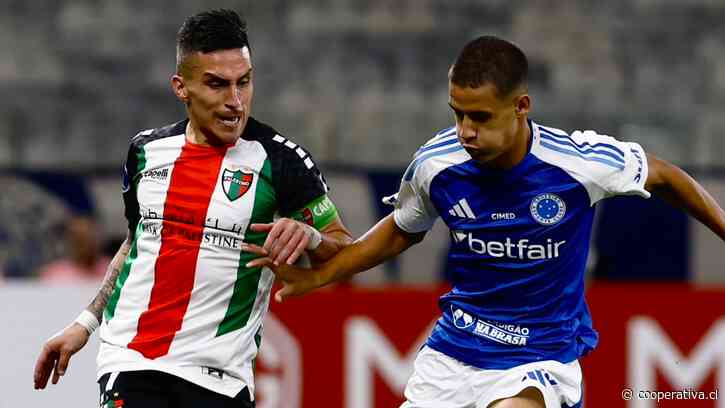 Palestino sucumbió agónicamente ante Cruzeiro y jugará play-offs en la Sudamericana