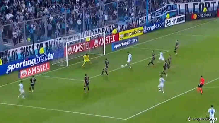[VIDEO] Adrián Balboa marcó el cuarto gol de Racing y puso la lápida a Colo Colo