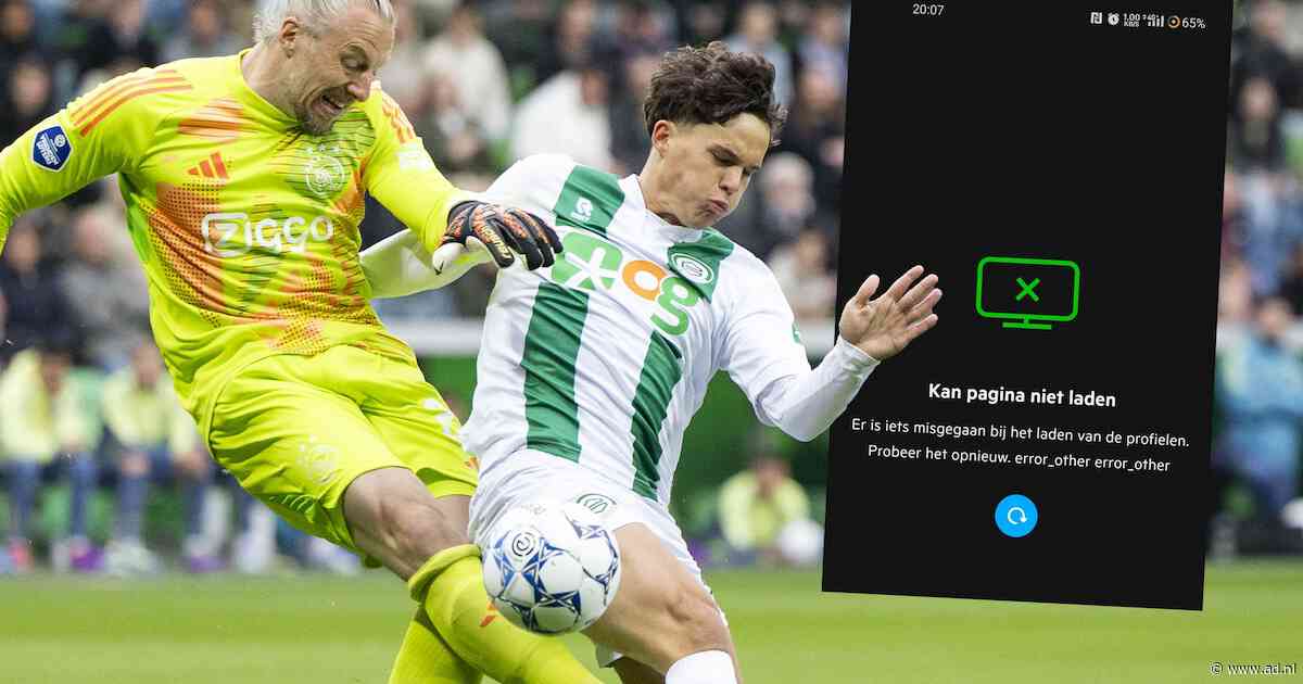 Duizenden voetbalfans boos voor de buis: KPN-storing tijdens bomvolle eredivisie-avond