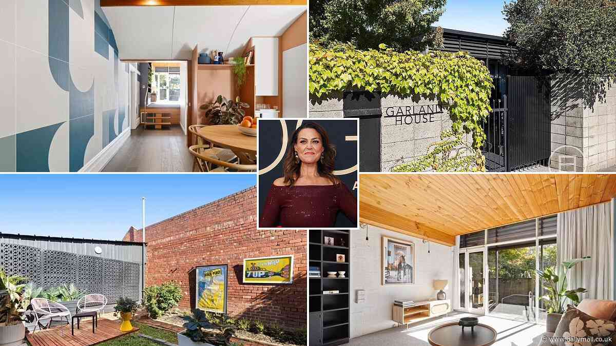 Inside Chrissie Swan's retro Melbourne pad named after two very famous Hollywood stars as radio host lists property for $2.86million