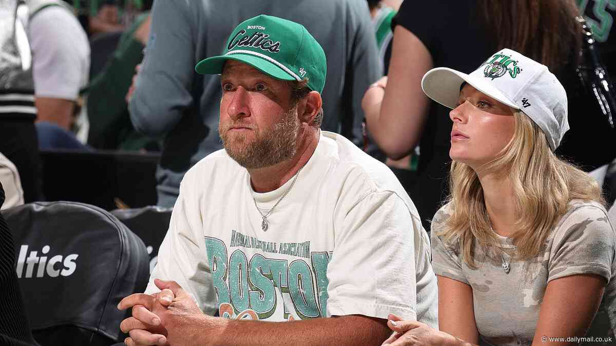 Dave Portnoy, 48, hard launches his girlfriend, 26, in rare courtside appearance at Knicks-Celtics game