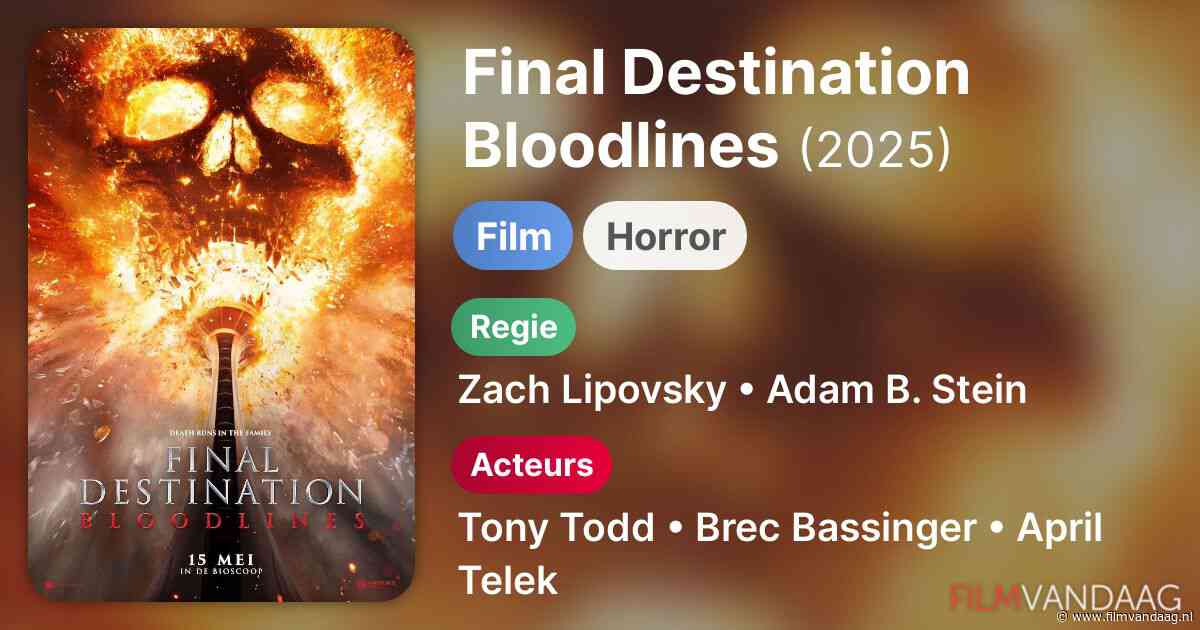 Final Destination Bloodlines (2025, IMDb: 7.1)