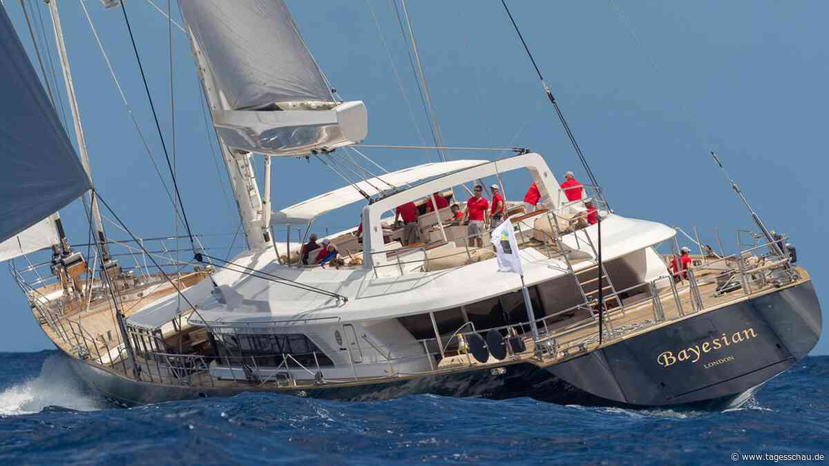 Vorläufiger Bericht: Luxusjacht "Bayesian" sank wegen extremen Winds