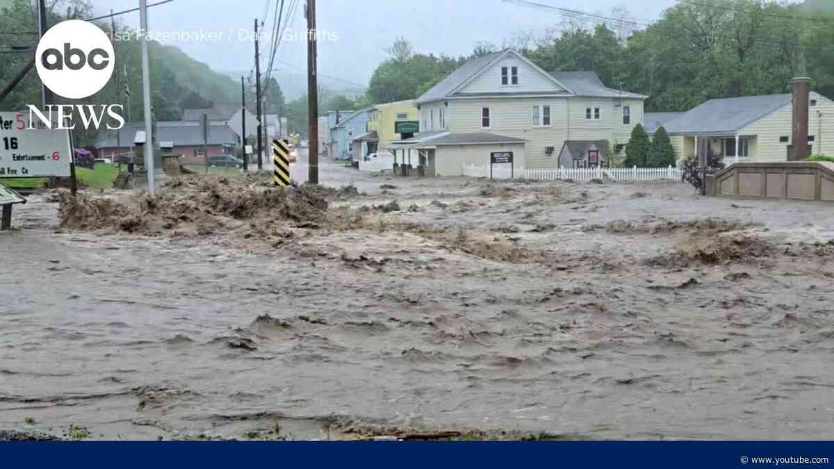 12-year-old boy dead after being swept away by floodwaters in Virginia