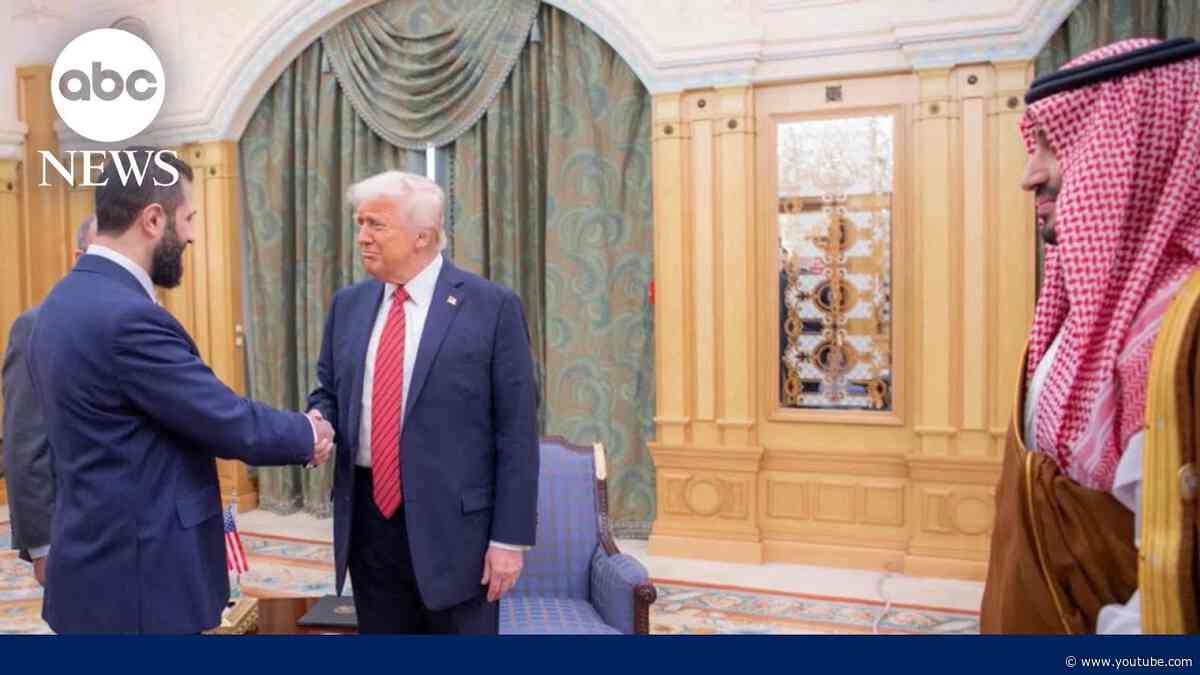 US and Syrian leaders meet for the first time in 25 years