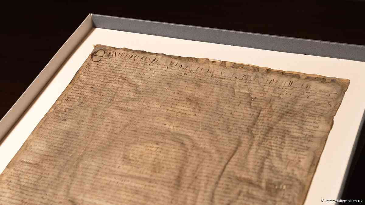 You think Antiques Roadshow guests get a shock? Harvard University discovers the Magna Carta 'copy' they bought at auction for £20 is an ORIGINAL - and worth £16MILLION