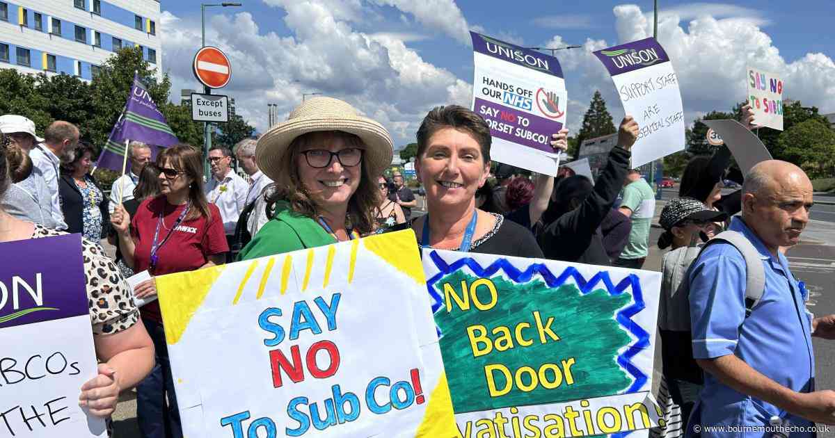 Councillor calls for talks to 'shine a light' on Dorset NHS trusts protests