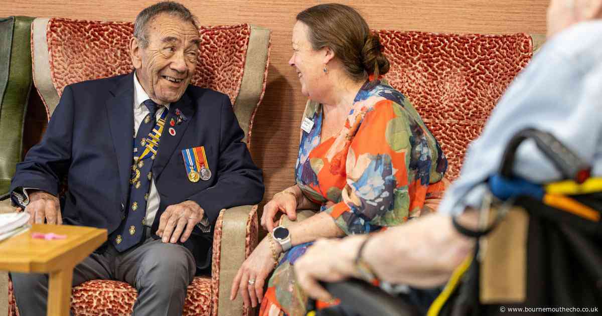 Mayor and Royal British Legion chairman visit care home