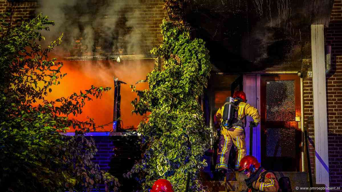 Huis verwoest door brand: bewoner raakt gewond en kat overleden