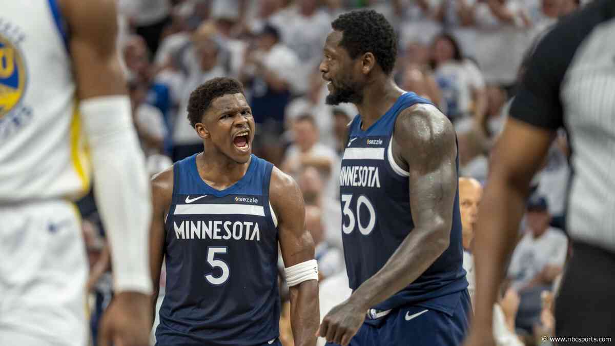 Timberwolves beat Warriors in Game 5 to reach Western Conference finals once again