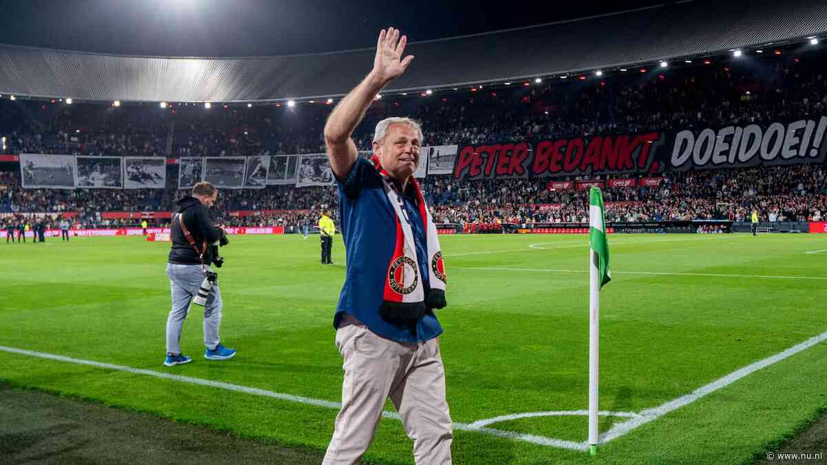 Stadionspeaker Houtman geroerd bij afscheid: 'Dit is typisch Feyenoord-publiek'
