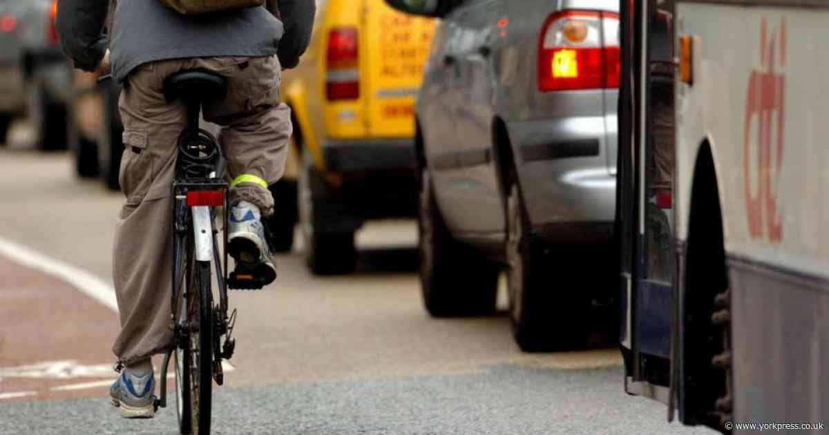 'You just get used to it’ - cyclist almost sent flying by a car pulling out