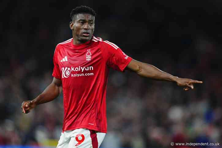 Nottingham Forest receive health update on Taiwo Awoniyi after striker placed in induced coma