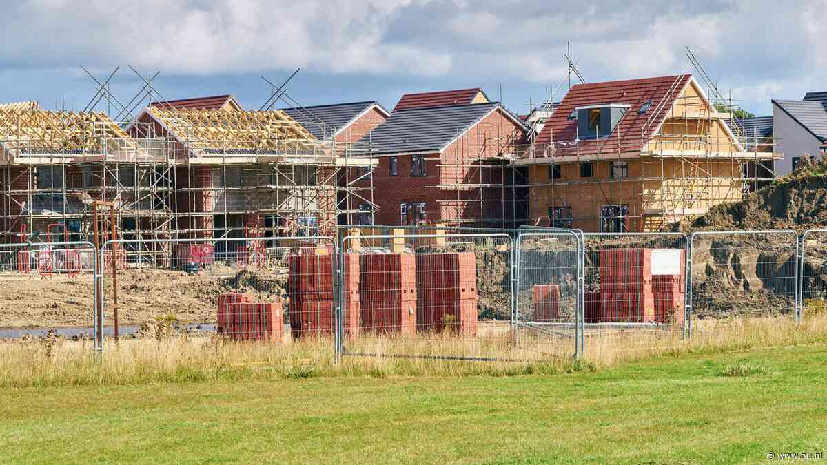 Bijna kwart minder vergunningen voor nieuwbouw afgelopen kwartaal