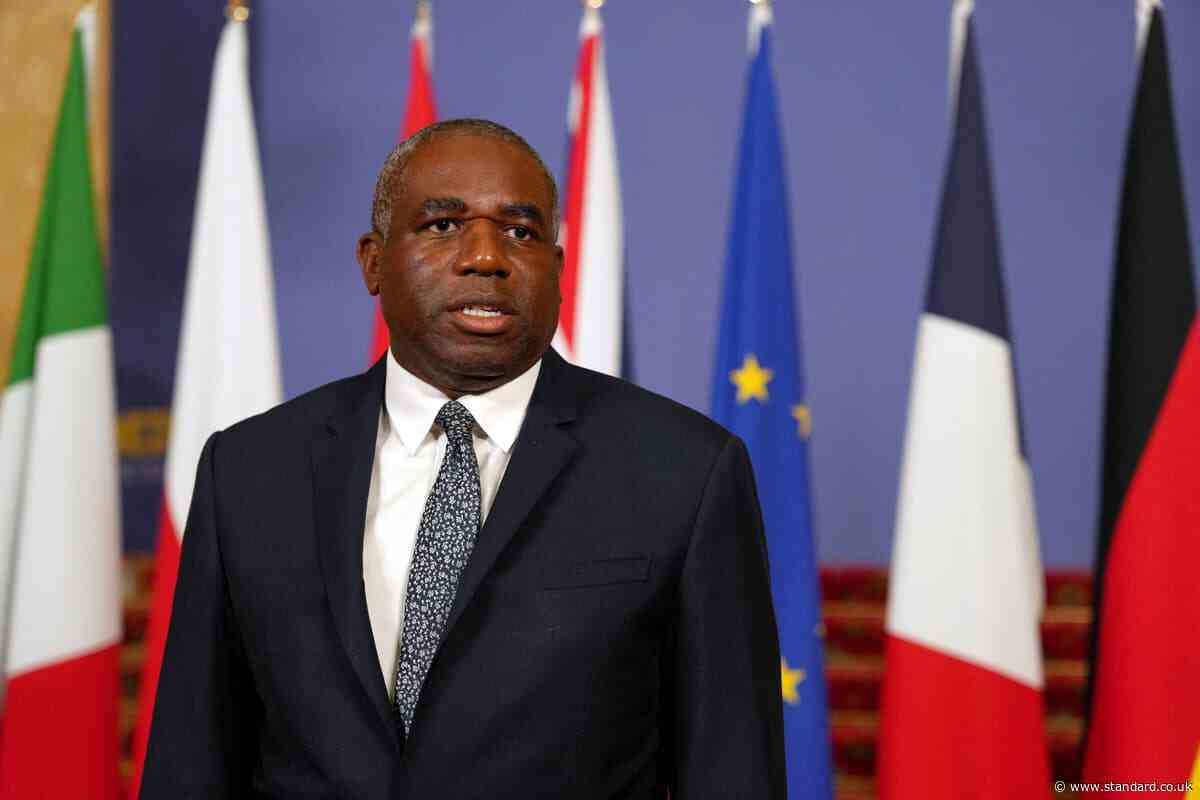 Lammy: Russia sending ‘low-level’ officials to Ukraine talks as Putin stays away