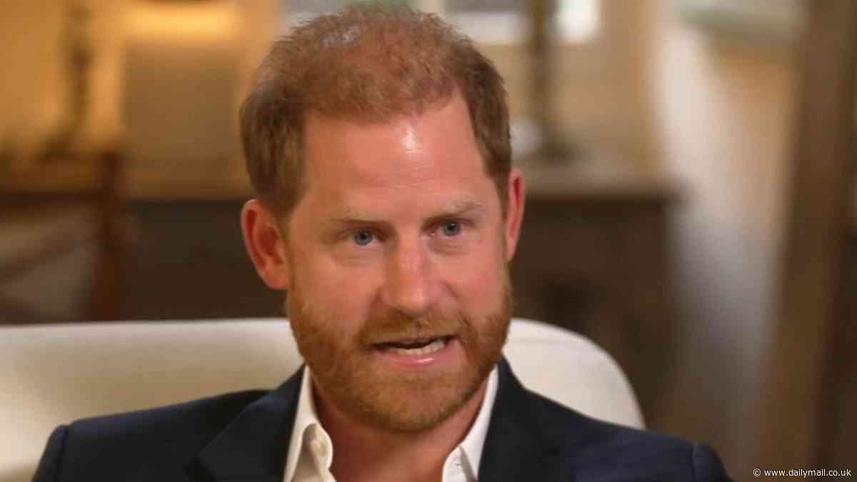 Prince Harry's popularity plunges after BBC interview attacking King Charles -as Meghan's UK favourability rating slumps to record low