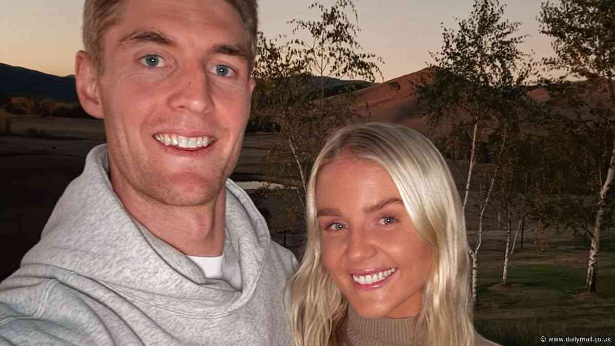 Aussie sporting power couple Tim English and Rudi Ellis announce their engagement  - as she shows off her stunning unique ring