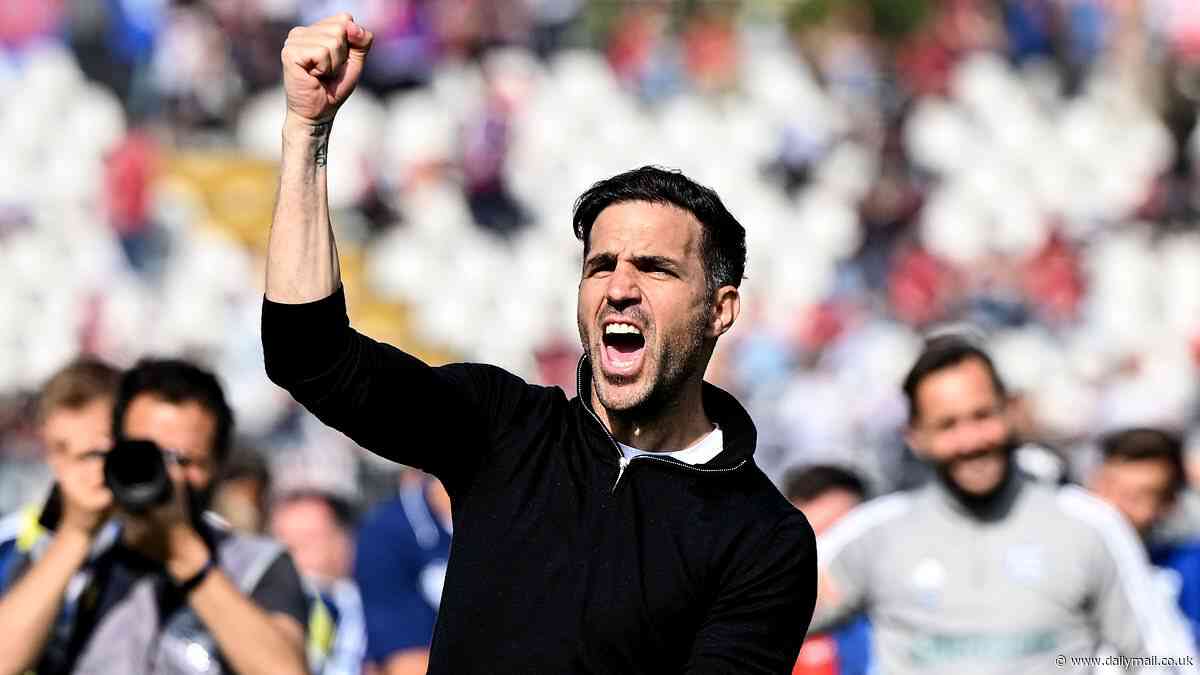Fans hail Cesc Fabregas after Como boss' coaching masterclass during punditry on Sky Italia with Arsenal icon dubbed 'Arsene Wenger's real son'