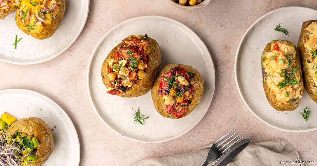 Wat Eten We Vandaag: Mediterraans gevulde aardappel met kikkererwten