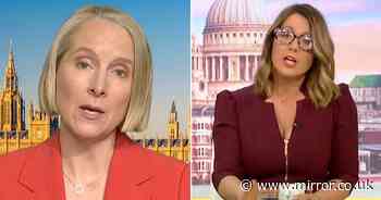 GMB's Susanna Reid clashes with Labour minister in tense exchange over 'petrified' people