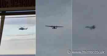 NATO and Russia warplanes in dramatic 'dogfight' over Putin's secret oil tanker