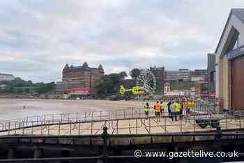 Man dies in hospital after car went into sea from Scarborough pier