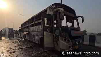 Lucknow Bus Fire: 5 Dead Including 2 Children After Vehicle Catches Fire On Kisan Path